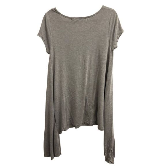 Chelsea & Violet Parrot print Waterfall Tunic T-shirt size S bird lady - Picture 2 of 6